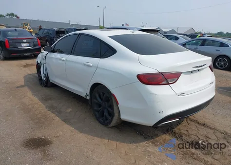 2015 Chrysler 200 S z USA, uszkodzony, nr VIN 1C3CCCDG1FN615637